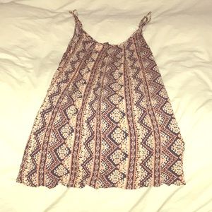 Patterned short dress